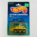 1988 Hot Wheels Action Command Radar Ranger plata metálico CT base ZAMAC Primera Edición