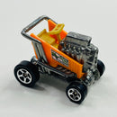 2001 Hot Wheels Express Lane 111 naranja neón 5SP base ZAMAC - Loose