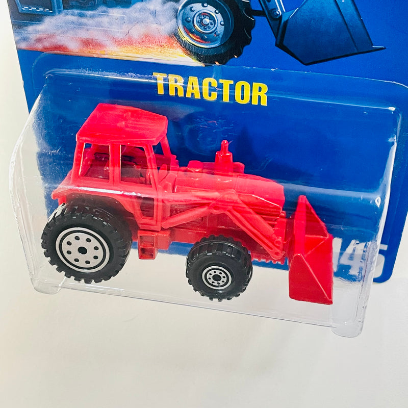 1992 Hot Wheels Tractor 145 rojo CT