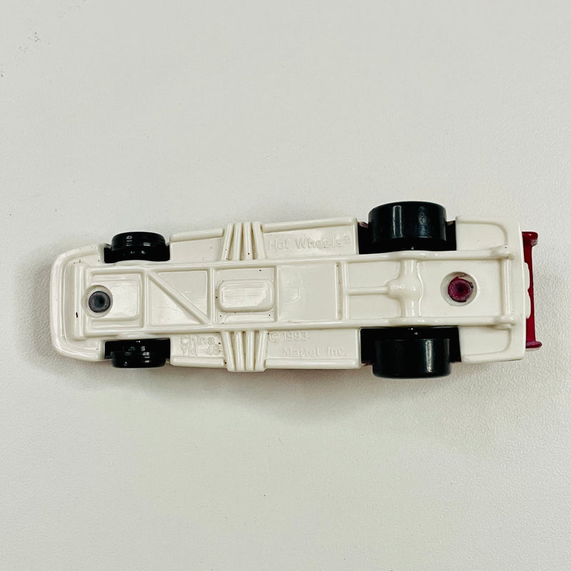 1993 Hot Wheels Racing Series McDonalds Happy Meal Ford Probe Funny Car rojo Goodyear 10SP - Loose