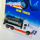 1997 Hot Wheels Tank Truck 147 blanco con negro 5SP