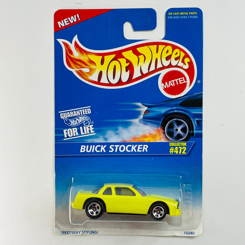 1996 Hot Wheels Buick Stocker 472 amarillo  5SP variante Sin Tampo