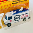 1991 Matchbox TV News Truck 68 blanco