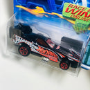 2002 Hot Wheels Cold Blooded Firebird Funny Car negro 5SP base ZAMAC