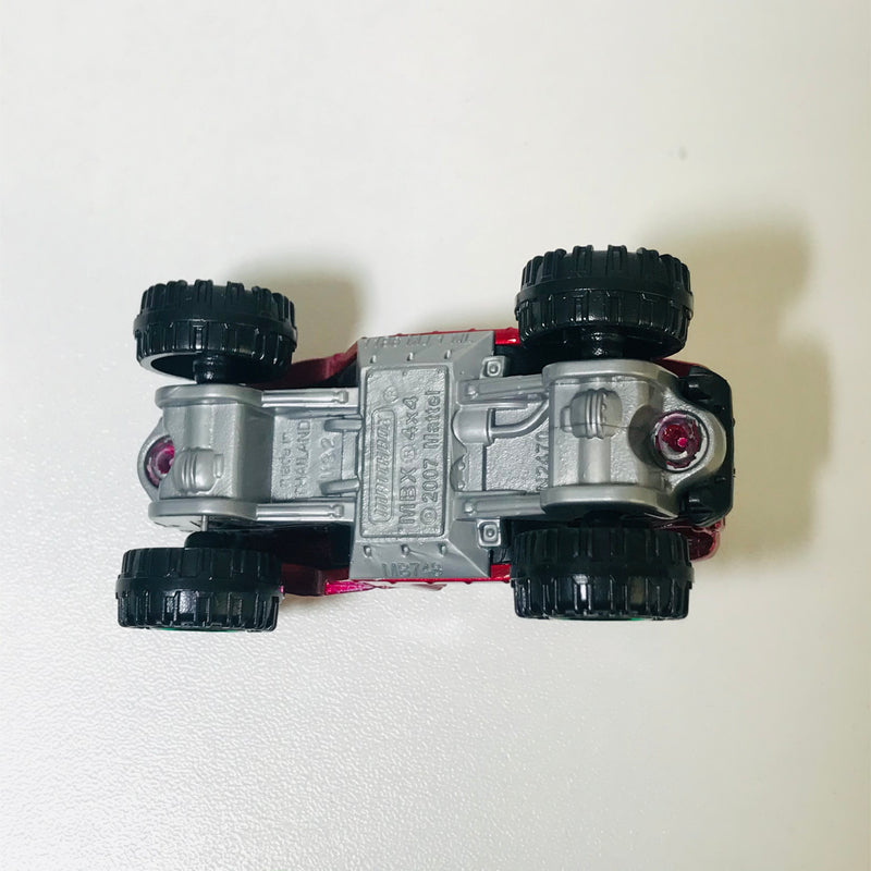 2019 Matchbox MBX Happy Holidays MBX 4x4 rojo - Loose