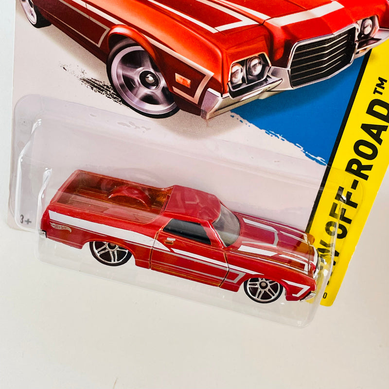 2014 Hot Wheels Off-Road 72 Ford Ranchero rojo PR5