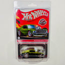 2022 Hot Wheels RLC Ford Mustang Boss Hoss Exclusivo Red Line Club verde oliva spectraflame Llantas de Goma RR