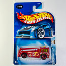 2003 Hot Wheels Work Crewsers Fire Eater 190 rojo 5SP