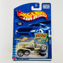 2002 Hot Wheels XS-IVE 140 beige SB Plata base ZAMAC