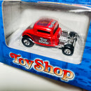 1999 Hot Wheels Limited Edition Toy Shop Magazine 32 Ford rojo Llantas de Goma RR