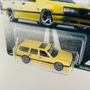 2021 Hot Wheels Premium Car Culture Fast Wagons Volvo 850 Estate amarillo Llantas de Goma RR