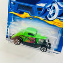 2001 Hot Wheels 34 Ford 3-Window 196 verde 5SP