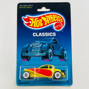 1988 Hot Wheels Classics 37 Bugatti amarillo WW base ZAMAC