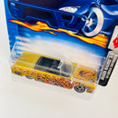 2003 Hot Wheels Dragon Wagons 64 Lincoln Continental 067 dorado metálico LW
