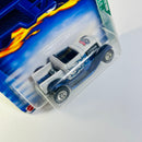 2003 Hot Wheels Treasure Hunt T-Hunt Hooligan 001 blanco Llantas de Goma RR Goodyear base ZAMAC
