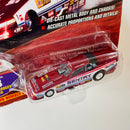 1997 Johnny Lightning Dragsters USA NHRA Limited Edition 1/15,000 Bruce Larson Sentry Gauges 90 Oldsmobile Funny Car rojo con blanco