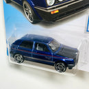 2019 Hot Wheels Volkswagen Collection Volkswagen Golf MK2 azul metálico PR5