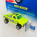 1997 Hot Wheels Path Beater 198 amarillo fluorescente SB base ZAMAC