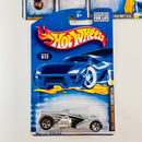 2001 Hot Wheels Skull & Crossbones Colección Set de 4 - Rigor Motor, Blast Lane, Deuce Roadster, Screamin' Hauler