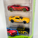 2015 Hot Wheels Flashfire 5 Pack Set de 5 - 32 Ford, Screamliner, 12 Camaro ZL1, Shelby GT500 Super Snake, Steel Flame