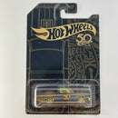 2018 Hot Wheels 50 Anniversary Black and Gold 65 Ford Ranchero negro PR5