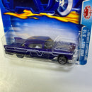 2003 Hot Wheels Pride Rides 1957 Cadillac Eldorado morado metálico LW
