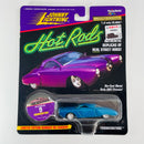 1997 Johnny Lightning Hot Rods Limited Edition 1/20,000 Thom Taylor Frankenstude 1950 Studebaker azul