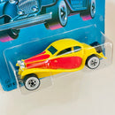 1988 Hot Wheels Classics 37 Bugatti amarillo WW base ZAMAC