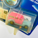 1990 Hot Wheels California Custom 40s Woodie Ford turquesa con rosado BW base ZAMAC