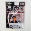 2003 Hot Wheels Hall of Fame Legends Reeves Callaway Callaway C7 plata metálico Llantas de Goma RR