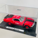 2018 M2 Machines Chase Limited Edition 1/750 Coca Cola Auto-Haulers 1970 Ford Mustang BOSS 302 rojo Llantas de Goma - Loose con Caja Acrílica