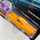 1997 Johnny Lightning Hot Rods Limited Edition 1/17,500 Dan Scott 1966 Pro Street 1966 Chevrolet Chevelle naranja Llantas de Goma
