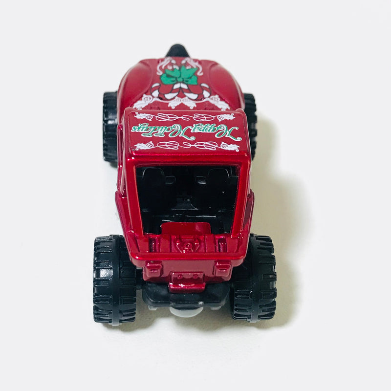 2019 Matchbox MBX Happy Holidays MBX 4x4 rojo - Loose