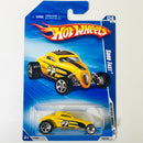 2009 Hot Wheels Modified Rides Sooo Fast amarillo 5SP con SK5 base ZAMAC
