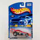 2000 Hot Wheels Speed Blaster Series Pontiac Firebird Funny Car 037 naranja metálico 5SP base ZAMAC