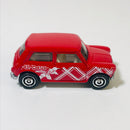 2019 Matchbox MBX Happy Holidays 64 Austin Mini Cooper rojo - Loose