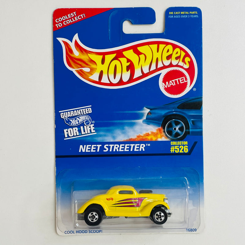 1997 Hot Wheels Neet Streeter 36 Ford Coupe 526 amarillo BW base ZAMAC de India