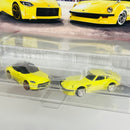 2022 Hot Wheels Premium Car Culture Nissan Z 2 Pack Set de 2 con Llantas de Goma RR - Nissan Z Proto, Nissan Fairlady Z
