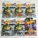2019 Hot Wheels Holiday Hot Rods Colección Set de 6 - Rockster, Screamliner, Audacious, Scorcher, Muscle Tone, Carbonator