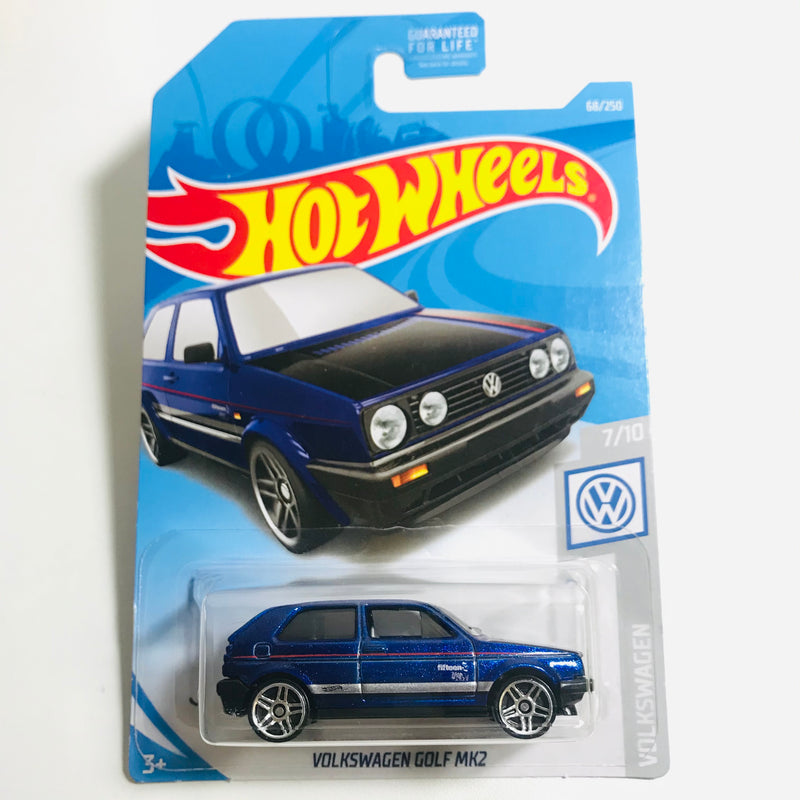 2019 Hot Wheels Volkswagen Collection Volkswagen Golf MK2 azul metálico PR5