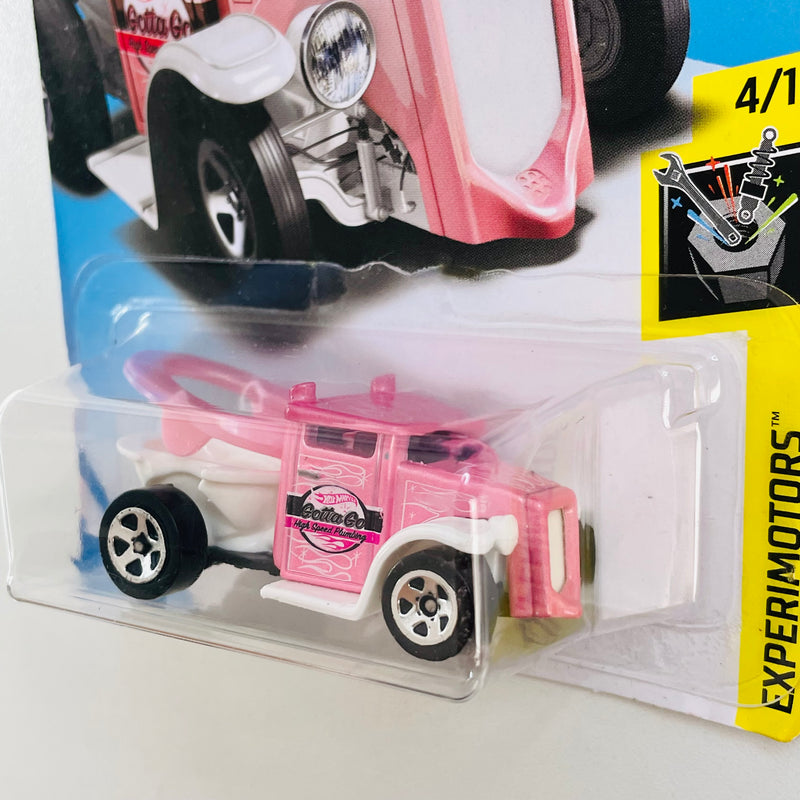 2018 Hot Wheels Experimotors Gotta Go rosado 5SP