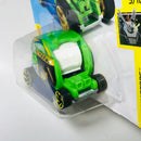 2018 Hot Wheels Experimotors Emoticar verde RA6 base ZAMAC