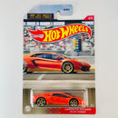 2021 Hot Wheels 1/4 Mile Finals Lamborghini Aventador Miura Homage naranja metálico PR5