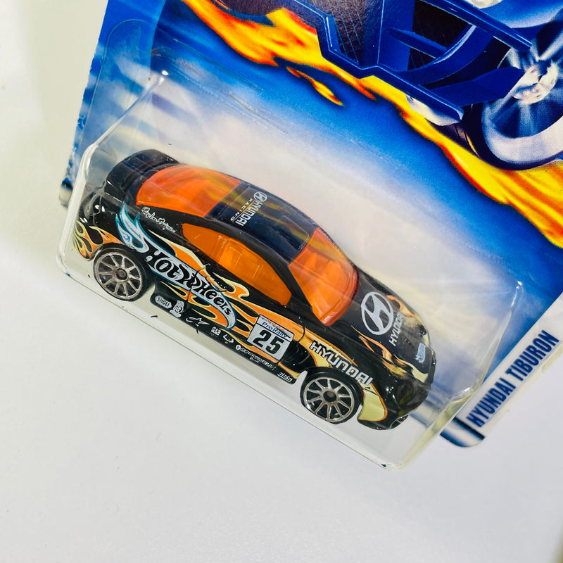 2003 Hot Wheels Hyundai Tiburon 032 negro 10SP