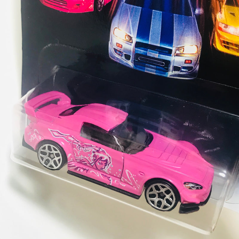 2018 Hot Wheels Rápidos y Furiosos 2 Fast 2 Furious Honda S2000 rosado Y5