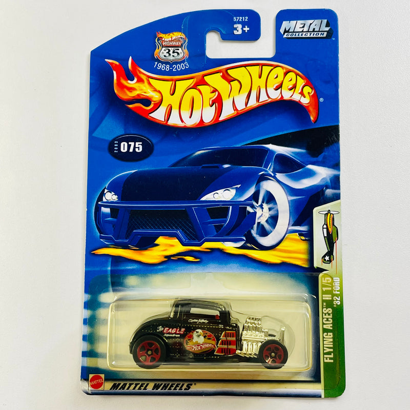 2003 Hot Wheels Flying Aces II 32 Ford 075 negro 5SP