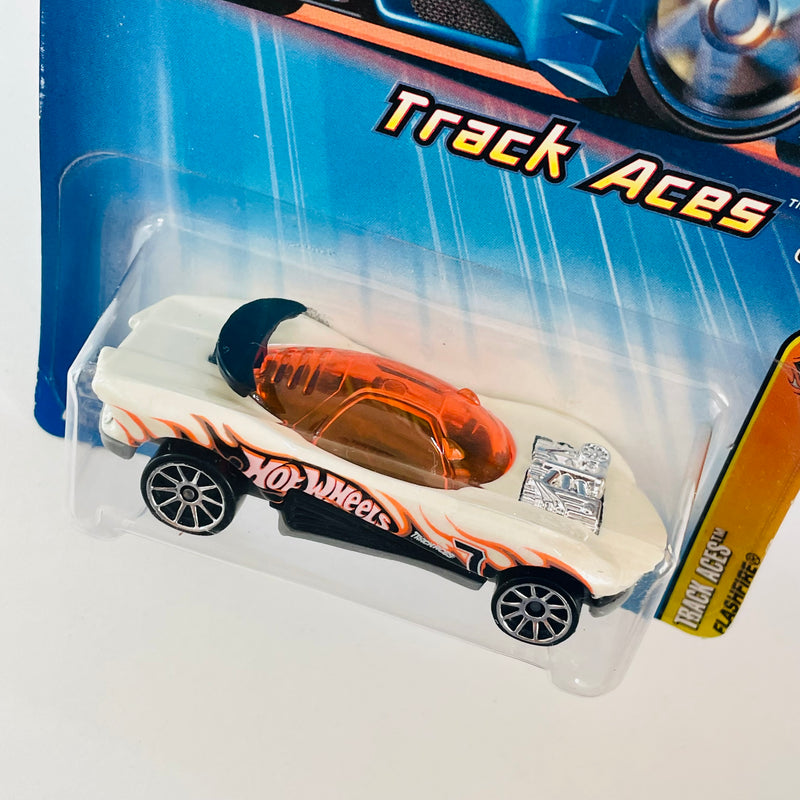 2005 Hot Wheels Track Aces Flashfire 063 blanco 10SP