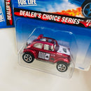 1997 Hot Wheels Dealer's Choice Series Colección Set de 4 - Silhouette II, Street Beast, Volkswagen Baja Bug, 63 Corvette Chevrolet