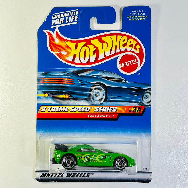 1999 Hot Wheels X-Treme Speed Series Callaway C7 verde SB