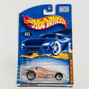 2001 Hot Wheels Fossil Fuels Pontiac Firebird Funny Car plata metálico 5SP base ZAMAC